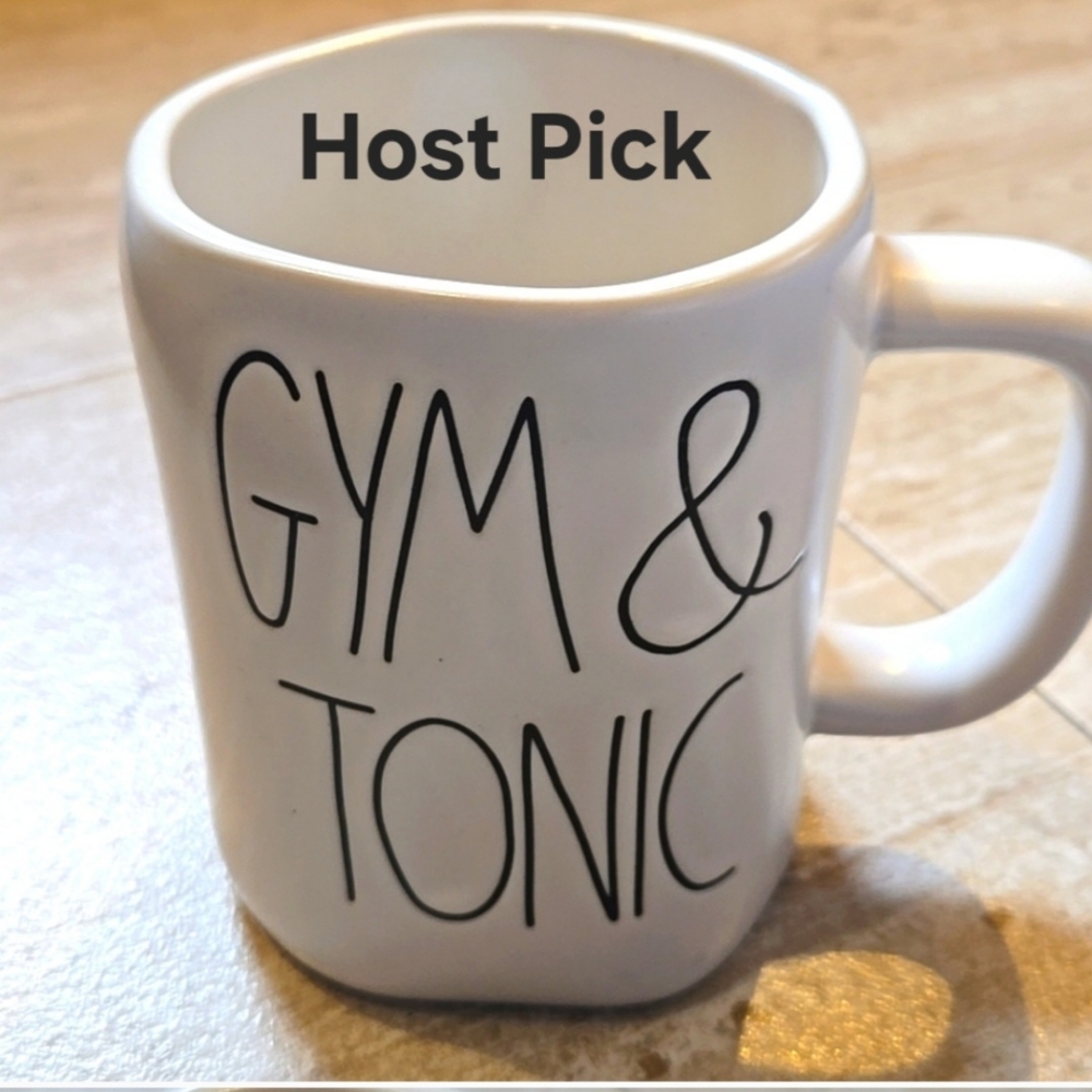 Rae Dunn Artisan Collection by Magenta "Gym & Tonic" Mug